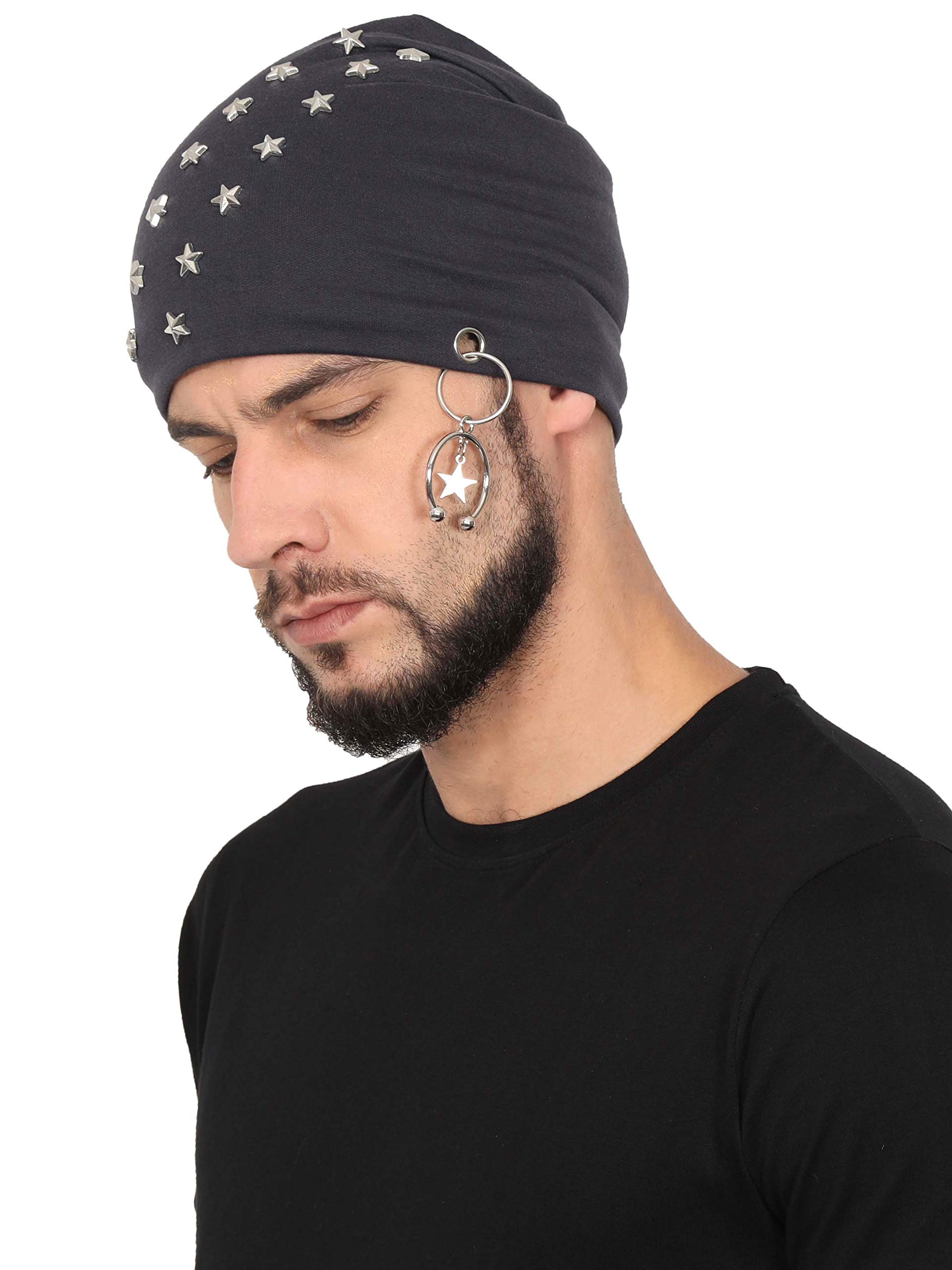 FabSeasons Cotton Beanie with Stud Accessories and Faux Fur Lining on The Inner for Winters (B07KFHWFX6) Amazon Price History, Amazon Price Tracker