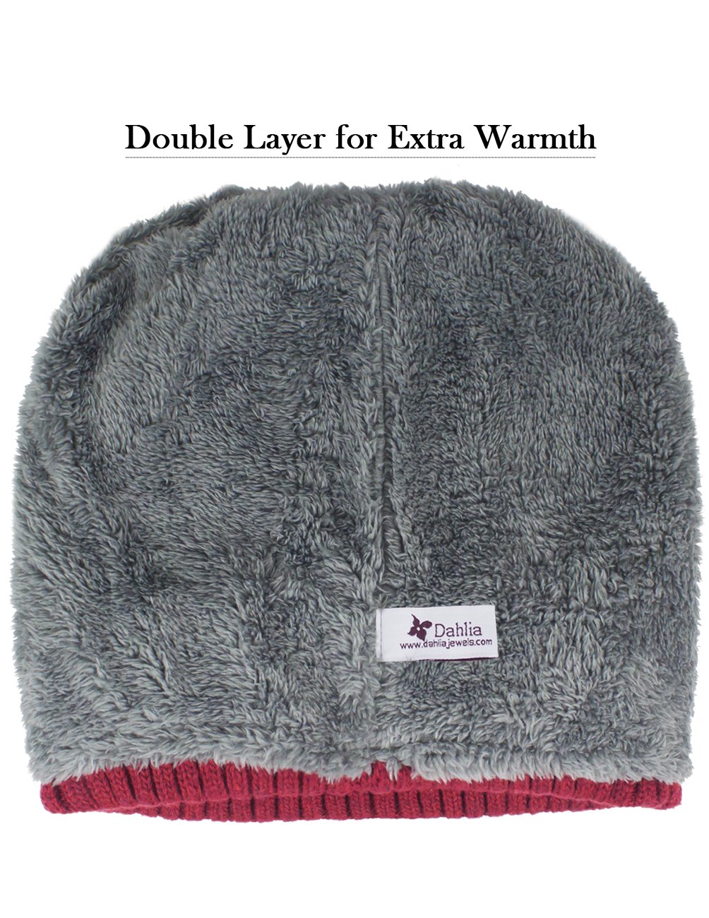 Dahlia Skullies & Beanies - Gorro de lana para hombre, gorro de invierno de punto, forro polar,