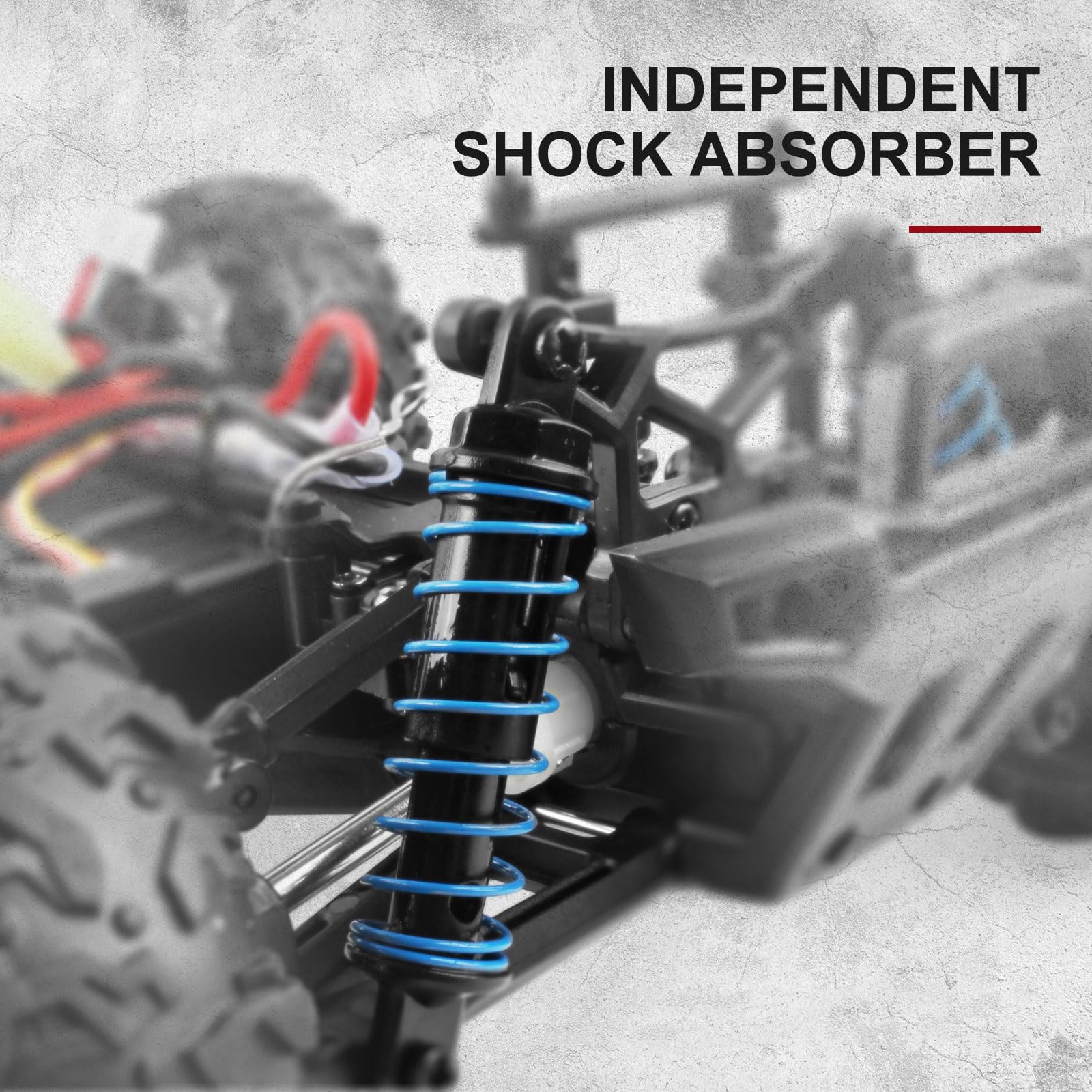 Skala 1:18 4wd High-speed Rc Buggy, 40km / H All-terrain Rc Climbing Vehicle Z Wodoodporną Karoserią, światłami Led I Gumowymi Oponami Odpornymi Na Zużycie (Yellow)