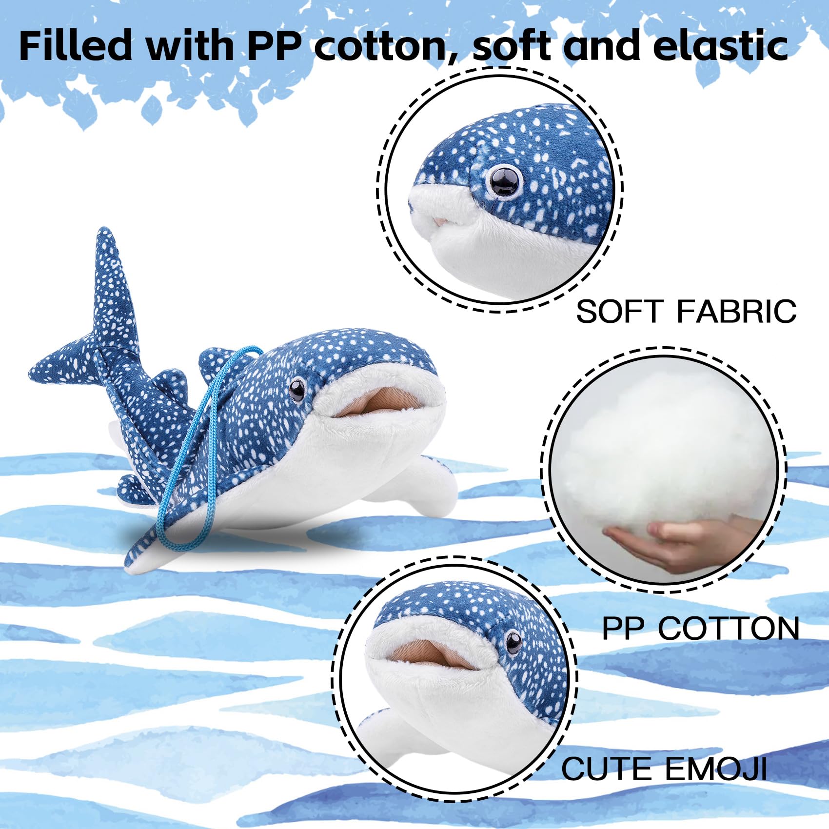 Amazon.co.jp: RLOMUTE ジンベイザメ ぬいぐるみ