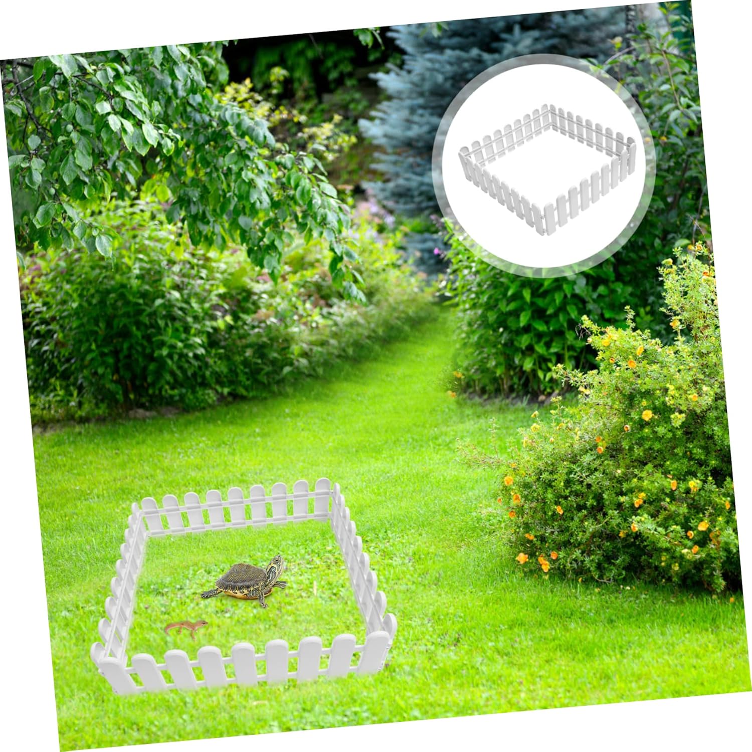 8 Pcs Tortoise Enclosure Outdoor Turtle Playpens Outdoor Pet Fences Safe Enclosures Turtle Fences Pet Playpens Safety s Accessories Enclosures