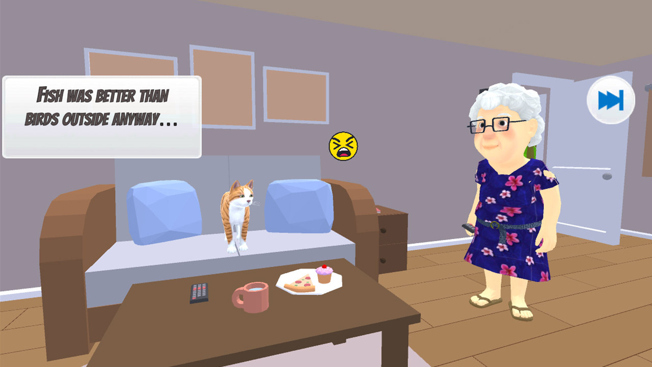 Katzen- & Oma-Chaos-Simulator: Böse Katze aus der Hölle, Streich-Abenteuer, Opa-Haus
