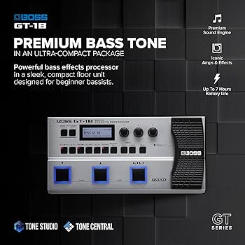 Amazon.com: BOSS GT-1B | Compact Bass Effects Processor | Bass