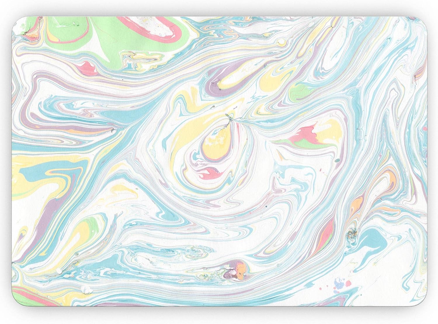 DesignSkinz - Marbleized Swirling Candy Colors - Full-Body Wrap Protective Decal Skin Kit Compatible with MacBook 14" Pro M1 (A2442)
