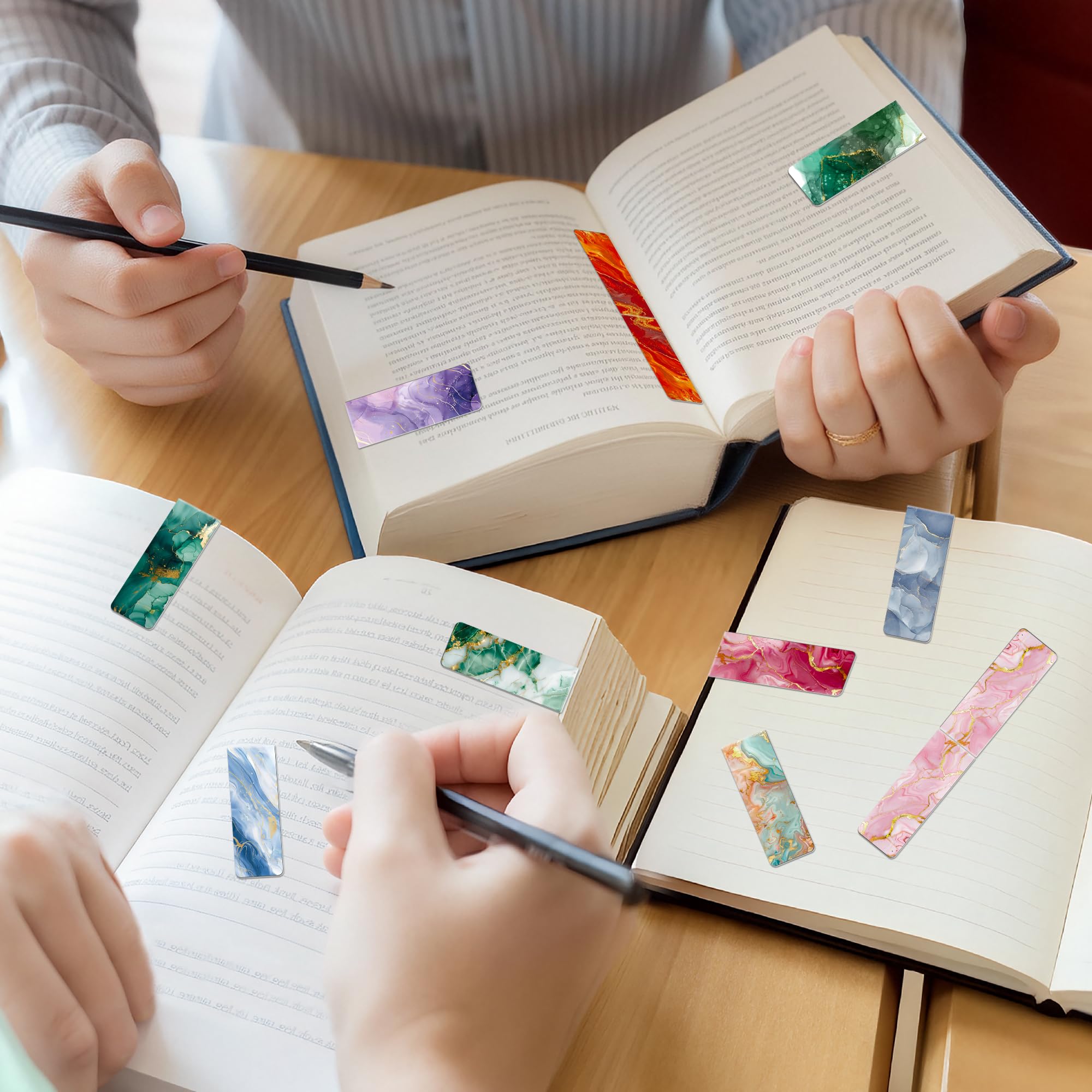 96 sztuk magnetycznych zakładek luzem do czytania dla kobiet i mężczyzn, dorosłych, miłośników książek, prezenty, urocze zakładki, magnetyczne klipsy do zakładek, magnetyczne znaczniki stron, ładny