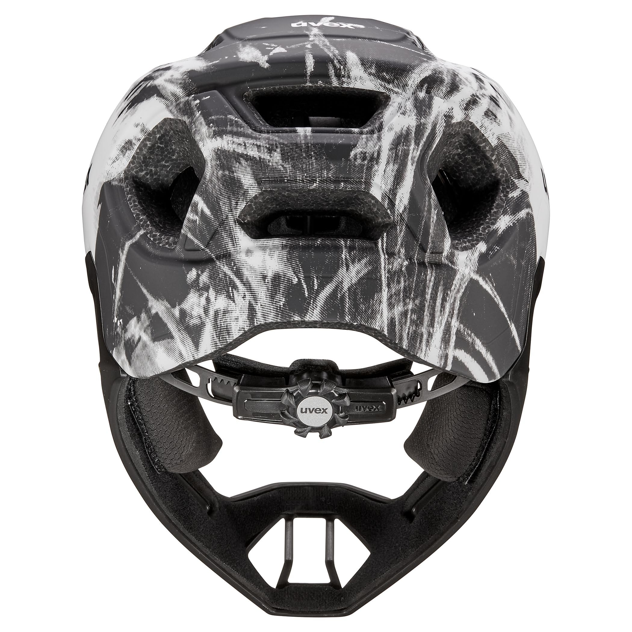 uvex React jr. fullface - Casco de Bicicleta Ligero para niños - Ajuste de Talla individualizado - Forro Interior Lavable