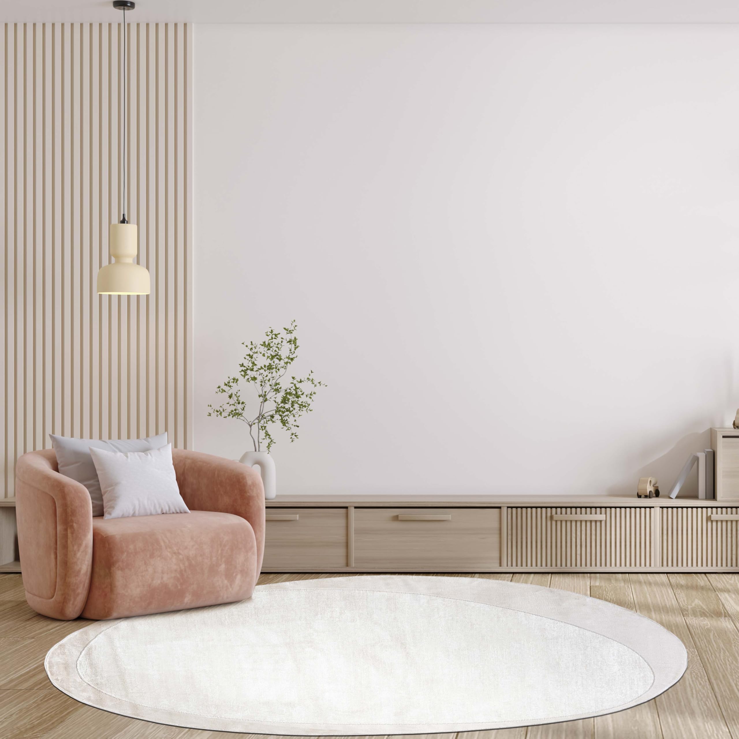 Mazovia Tappeto Moderno dal Design Astratto Irregolare a Pelo Corto Grande per Salotto - Tappeti per Camera Doppia, Camera da Letto e Sala da Pranzo - Beige – 120 x 170 cm