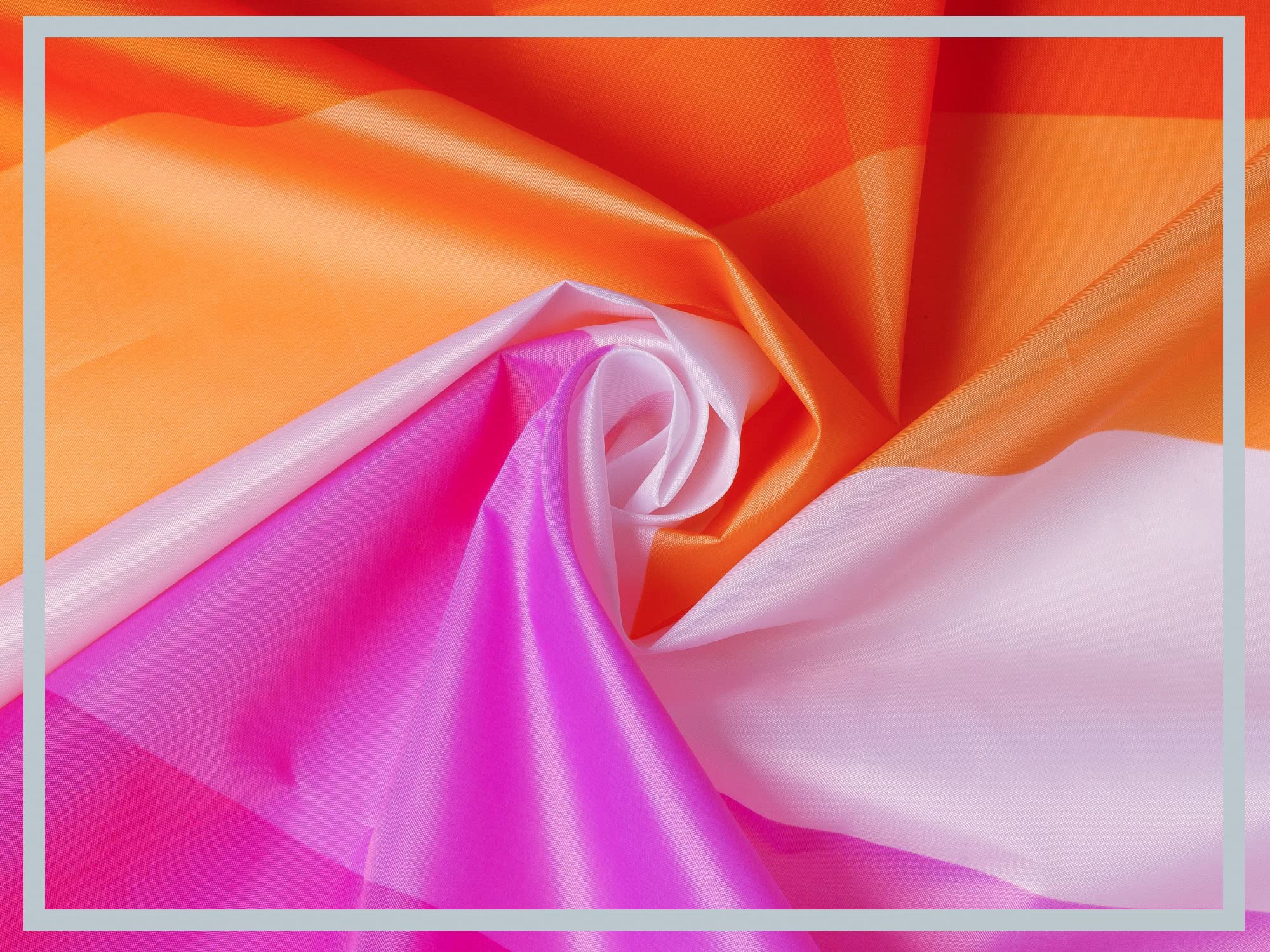 PHENO FLAGS Lesbian flag - Pride flag 3x5ft with brass eyelets - weatherproof LGBT flag for flagpole - 100% polyester - 90x150cm - Image 4
