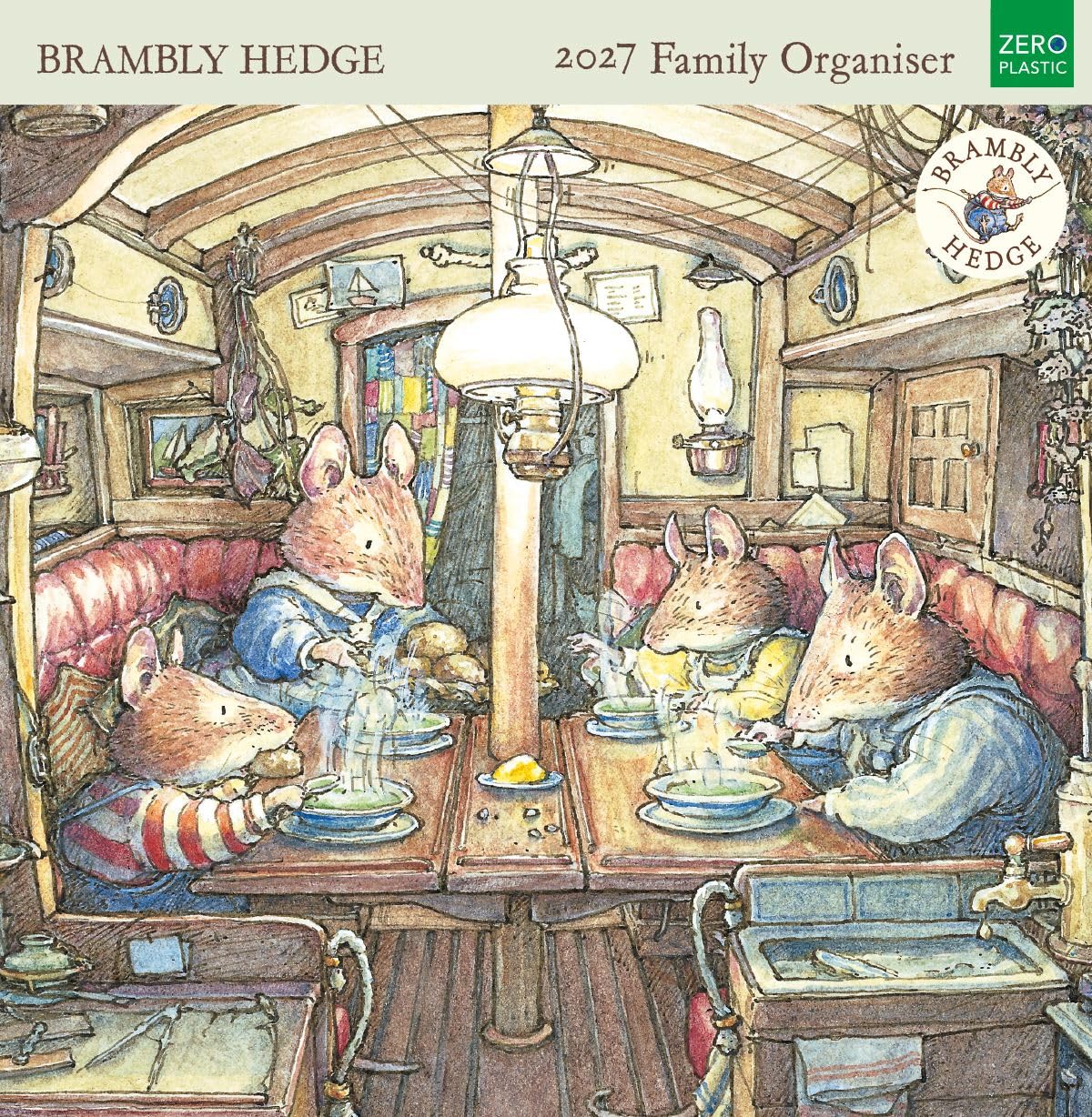 Museums & Galleries Brambly Hedge 2027 Family Organiser - Month to View Family Wall Calendar UK - 2027 Family Planner and Organiser for Home and Busy Households