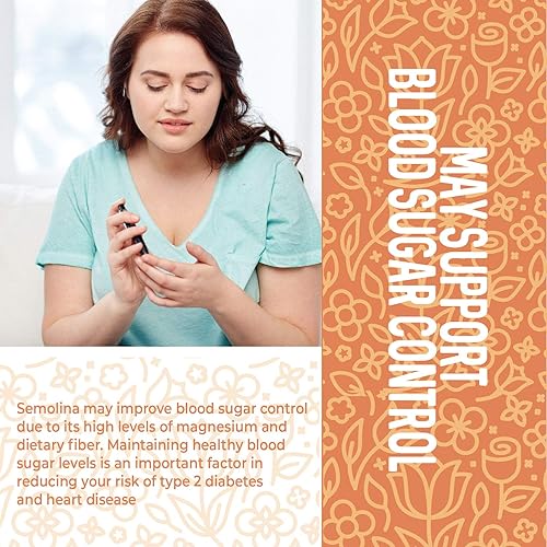 Miniatura 7 de Harina de sémola 2 libras32 onzas harina de sémola fina para pasta masa de pizza harina de pastel y harina de pan trigo duro 100 molido fino