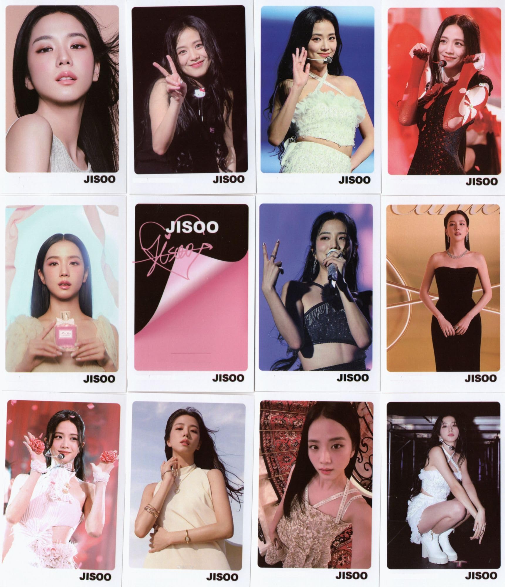 blackpink ジス サイン 直筆 トレカ クリアポストカード フォト