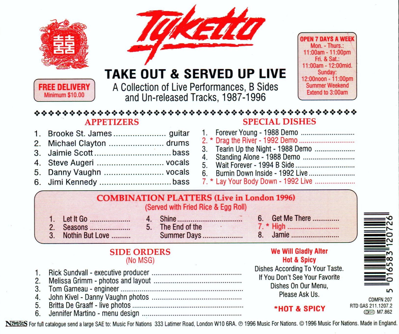 Take Out & Served Up Live