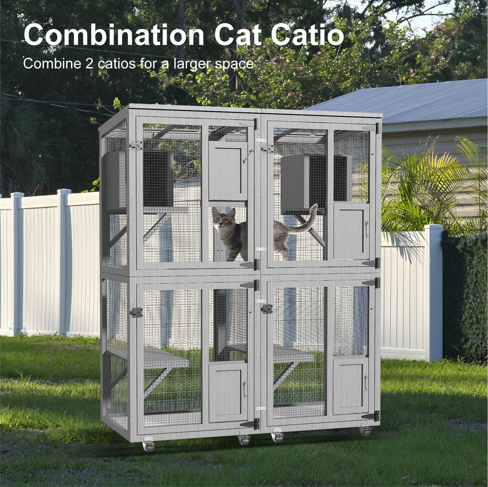 Cat Enclosure Dog Enclosure With Roof Pet Enclosures Cat Catio