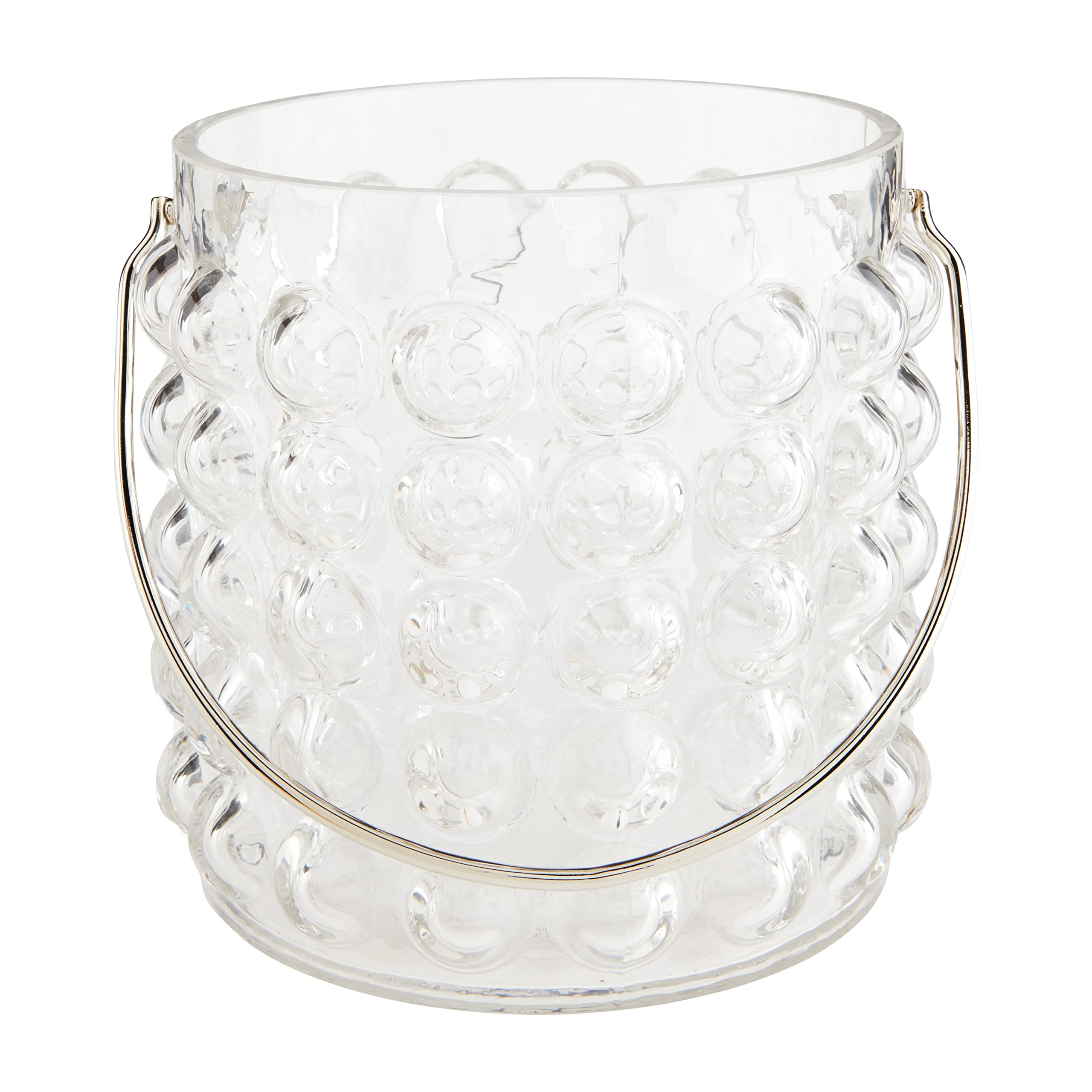 Mud Pie Bubble Glass Ice Bucket; 8