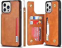 Vista 30 de Cavor Funda tipo cartera para iPhone 14 Pro Max con tarjetero, funda para teléfono iPhone 14 Pro Max para mujeres y hombres, funda 14ProMax