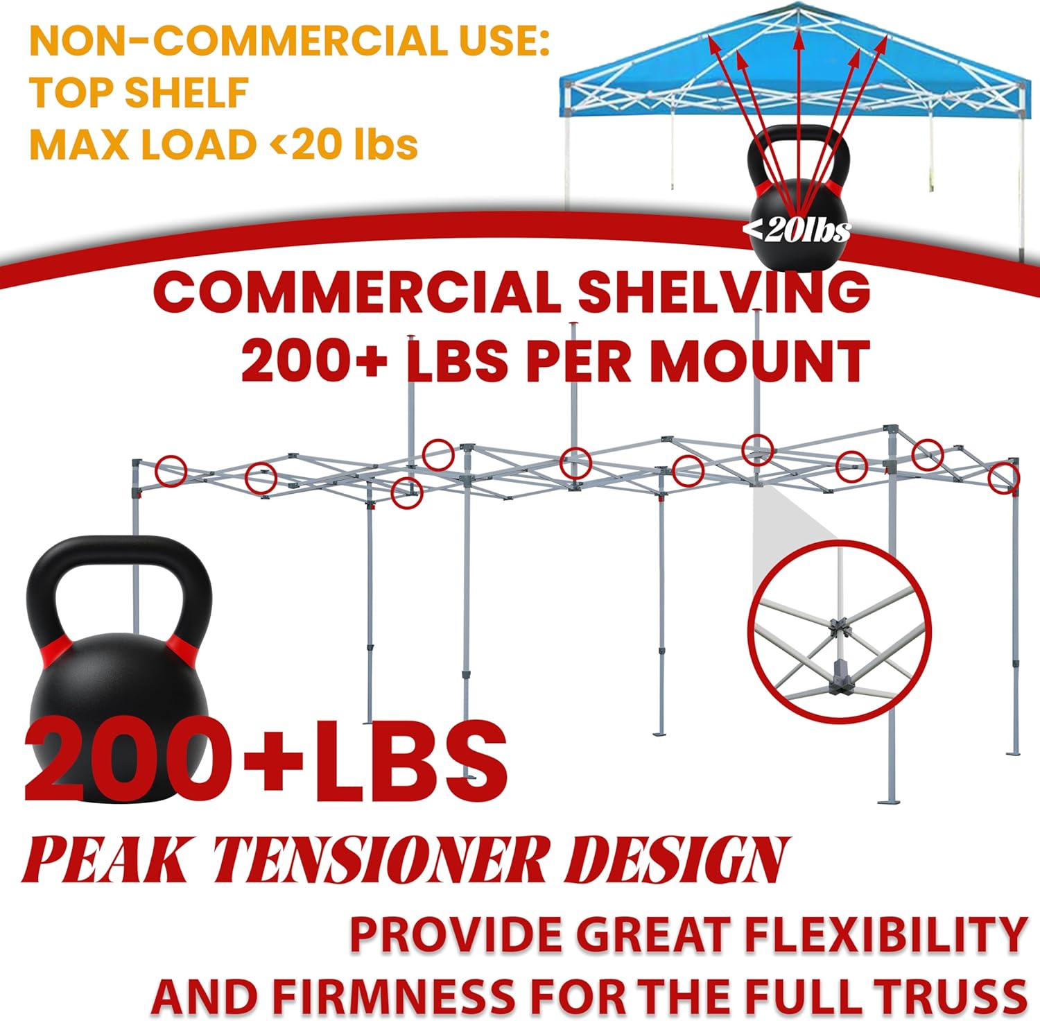 Tradesparker 10×10 Pop Up Canopy Tent-Commercial Instant Shelter-Trade Show Canopies with 2 Panel Sidewall, LED Curtain & 4 Dual-Row Casters,Weight Kit for Beach,Events,Parties,Gazebo Shade,Black