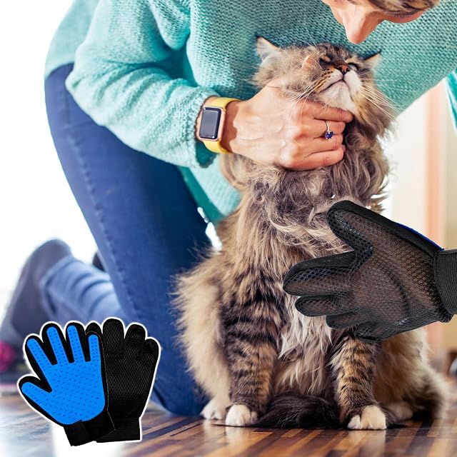 Foto 5 de 7 de Guante de Cepillado para Gatos y Perros con Cerdas de Silicona Suave