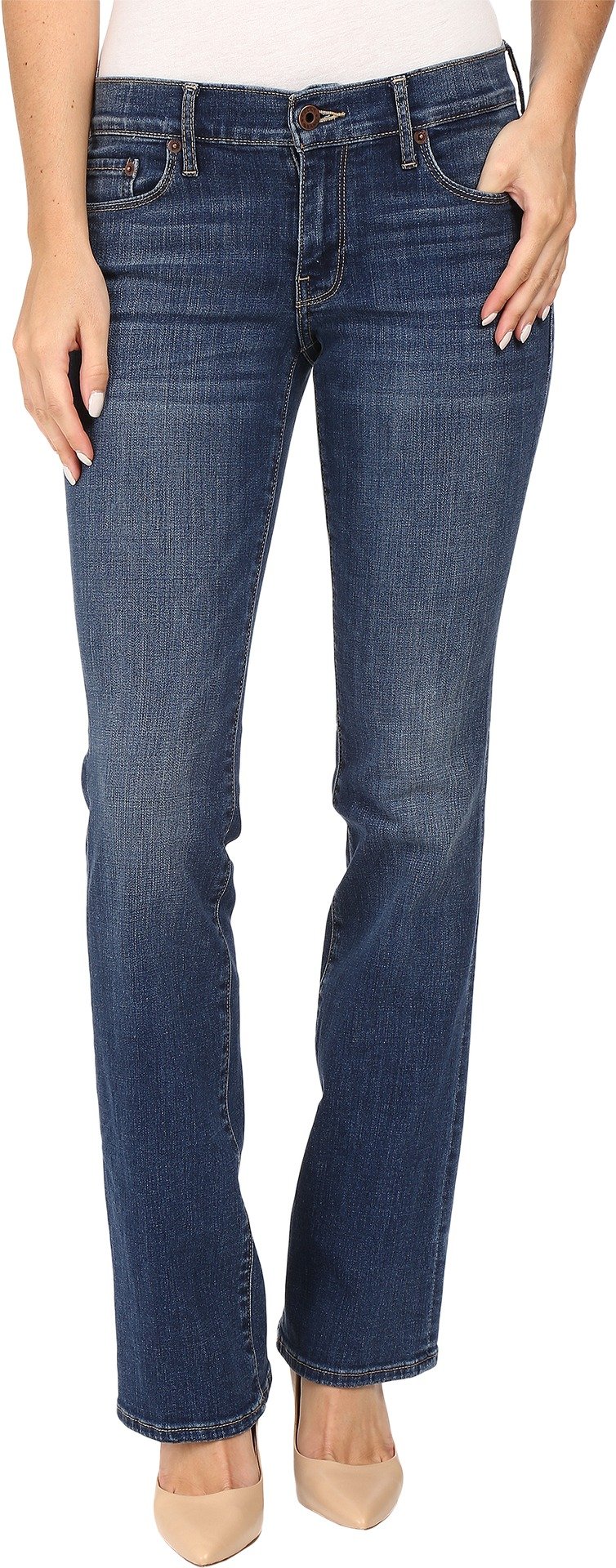 Lucky Brand Jeans de Corte Recto Easy Rider de Tiro Medio - Jean Mujer