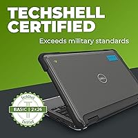 Vista 7 de Gumdrop SlimTech Custom Case Fits Dell Chromebook 3120 3110 3100 (2-in-1) - Lightweight Protection Rubberized Thread on Sides Seamless Asset