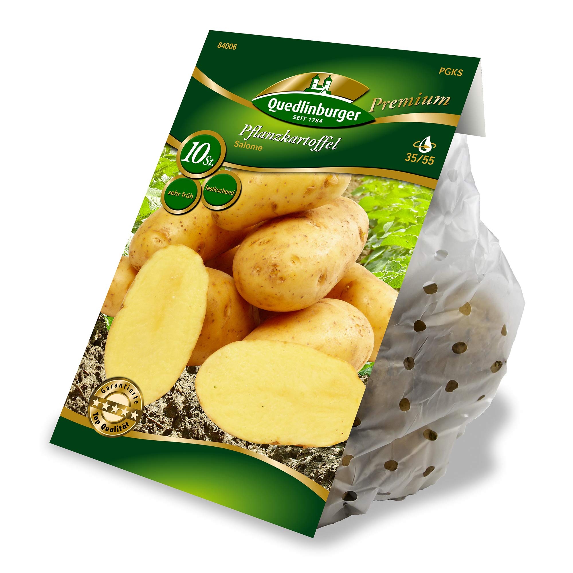 Quedlinburger 84006 Kartoffel Salome (10 Stück) (Pflanzkartoffeln)