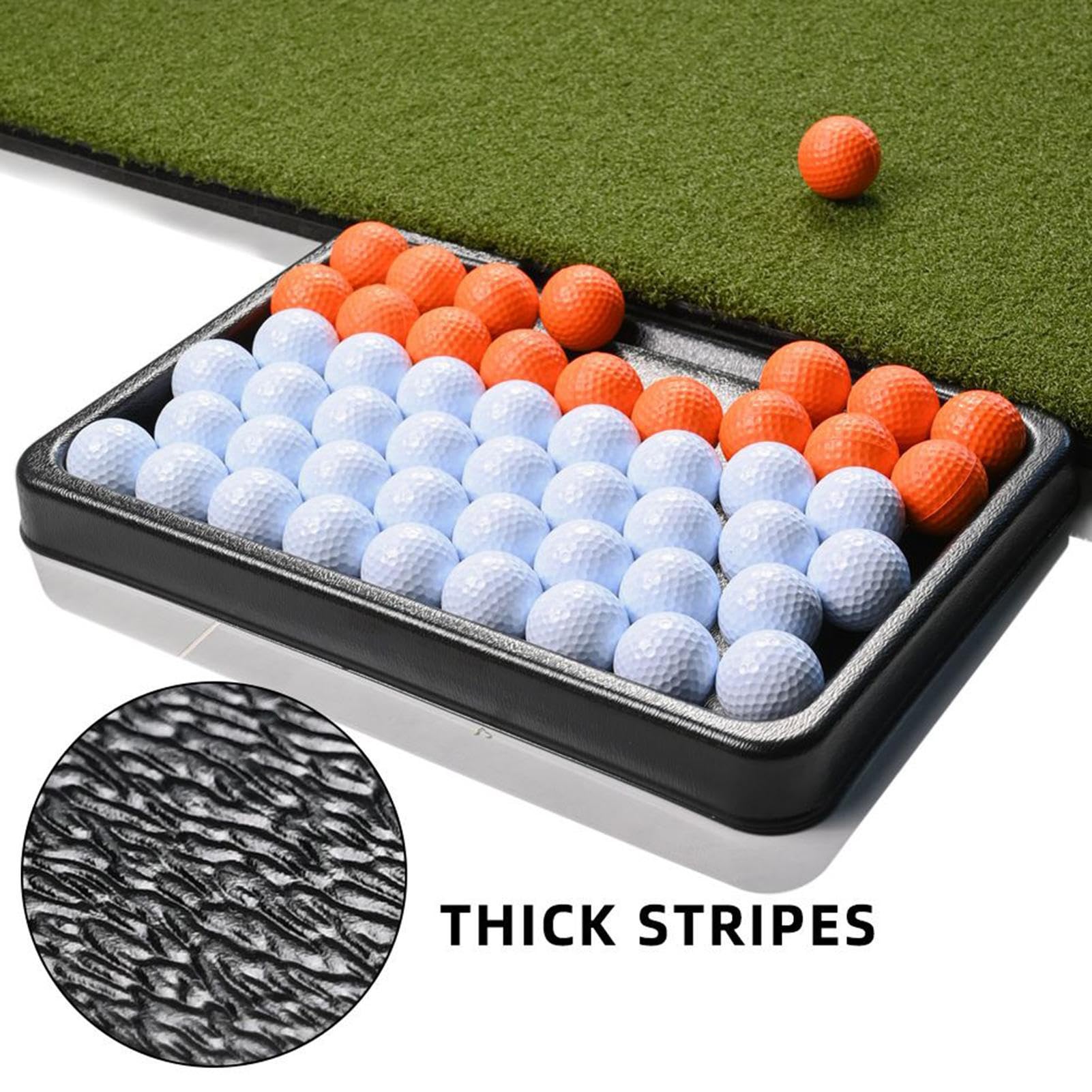 Plateau De Balle De Golf – Organisateur De Balle D'entraînement Portable | Support Pour Balles D'entraînement De Golf En PVC, Capacité De 50+ | Practice Intérieur, Pratique En Plein Air Dans Le Jardin