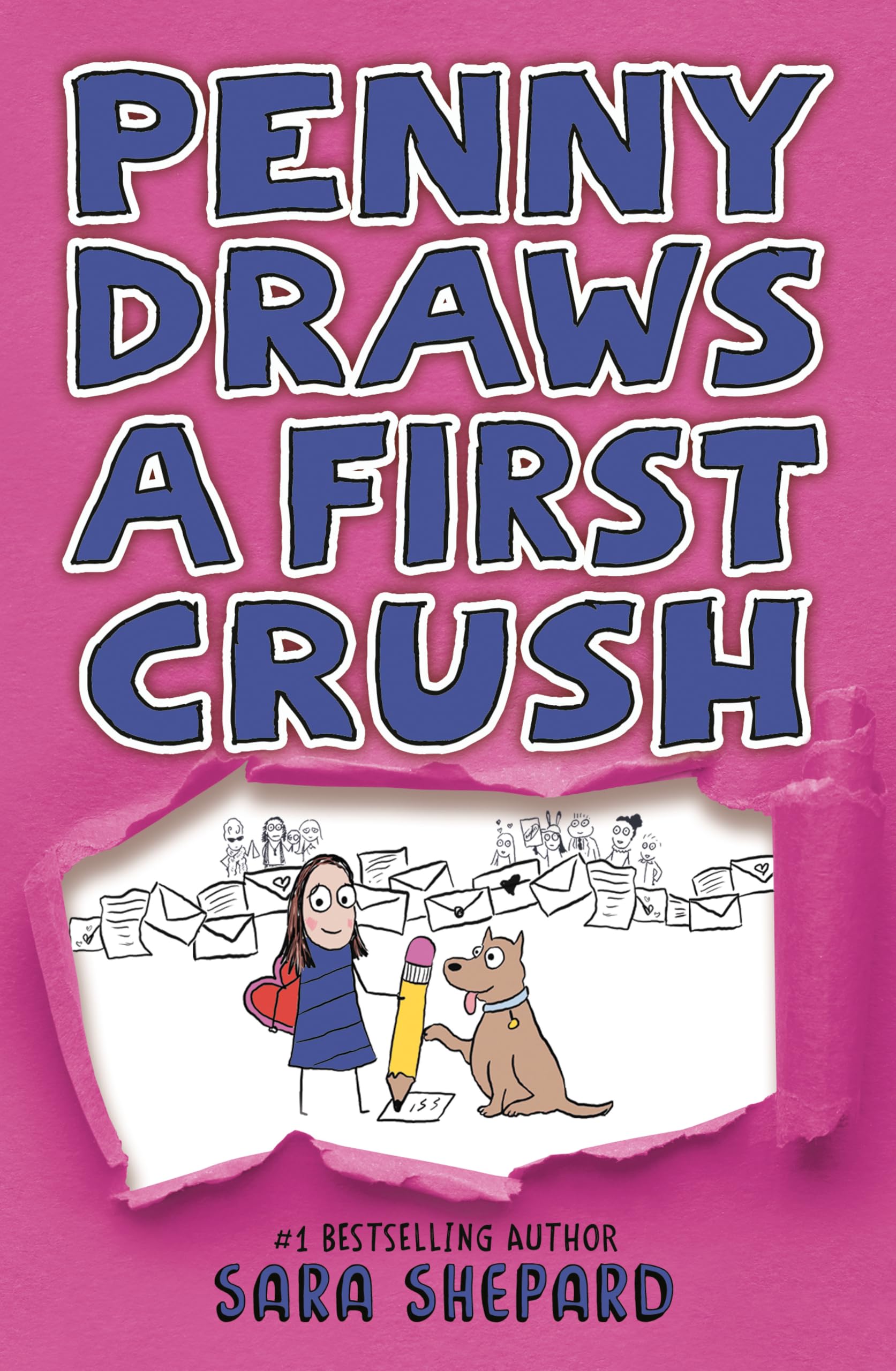 Penny Draws a First Crush by Sara Shepard (Paperback Book)