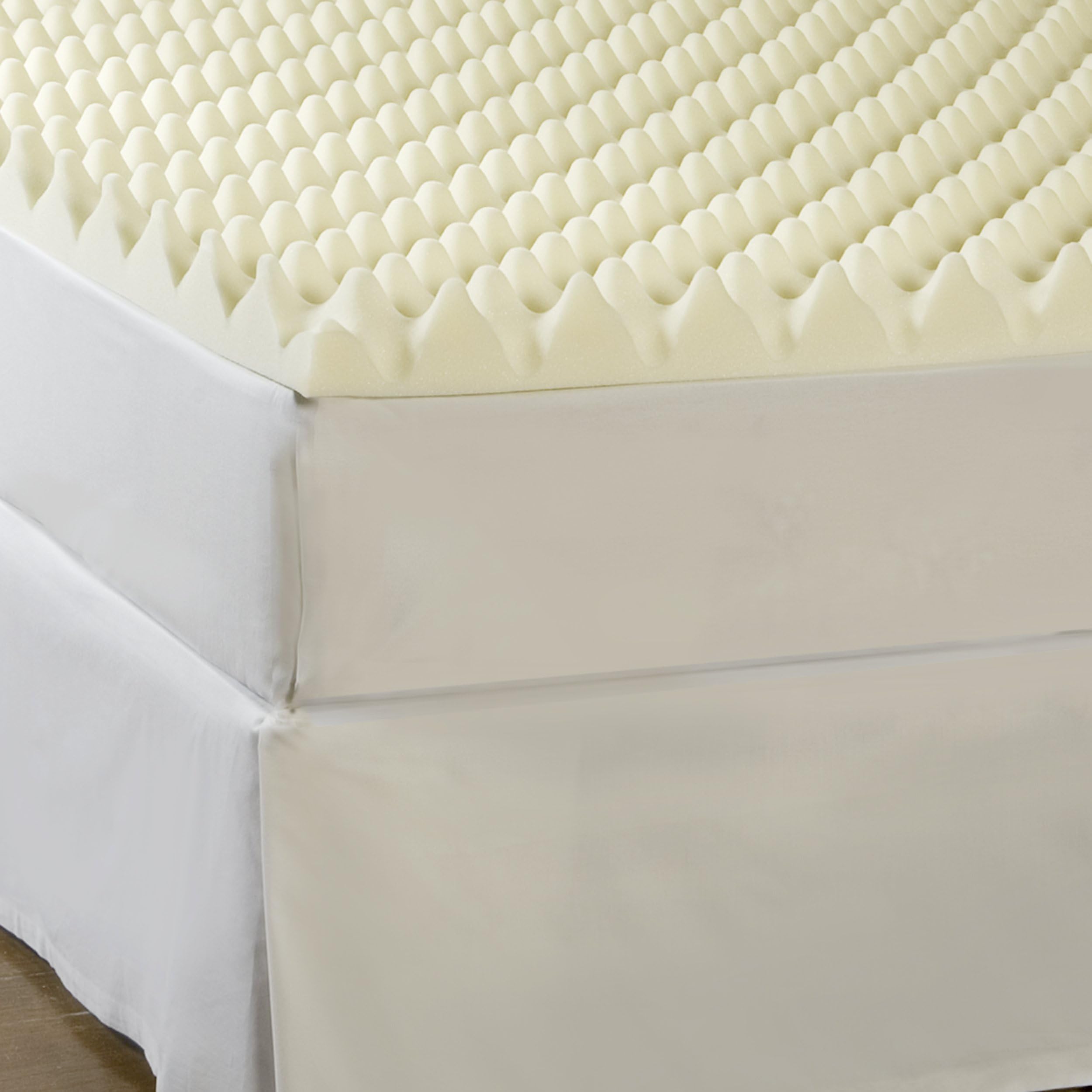 Sleep Comfort 3-Inch Big Bump Memory Foam Topper, Full