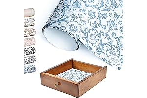 Scented Paper Drawer Liners: Freshen Clothes with Delicate Damask Scents