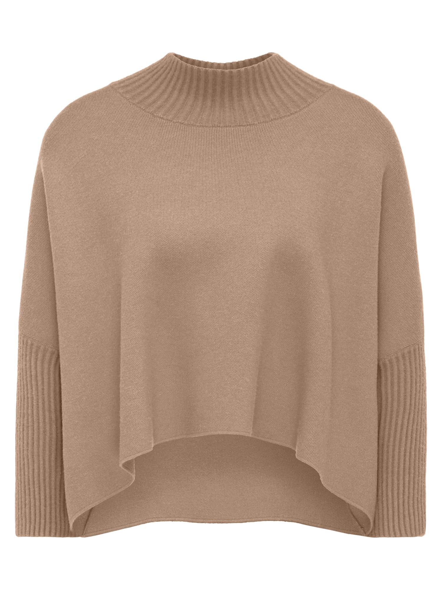 ApartFashion APART sweter oversize z wysokiej jakości materiału syntetycznego, koniak, 34