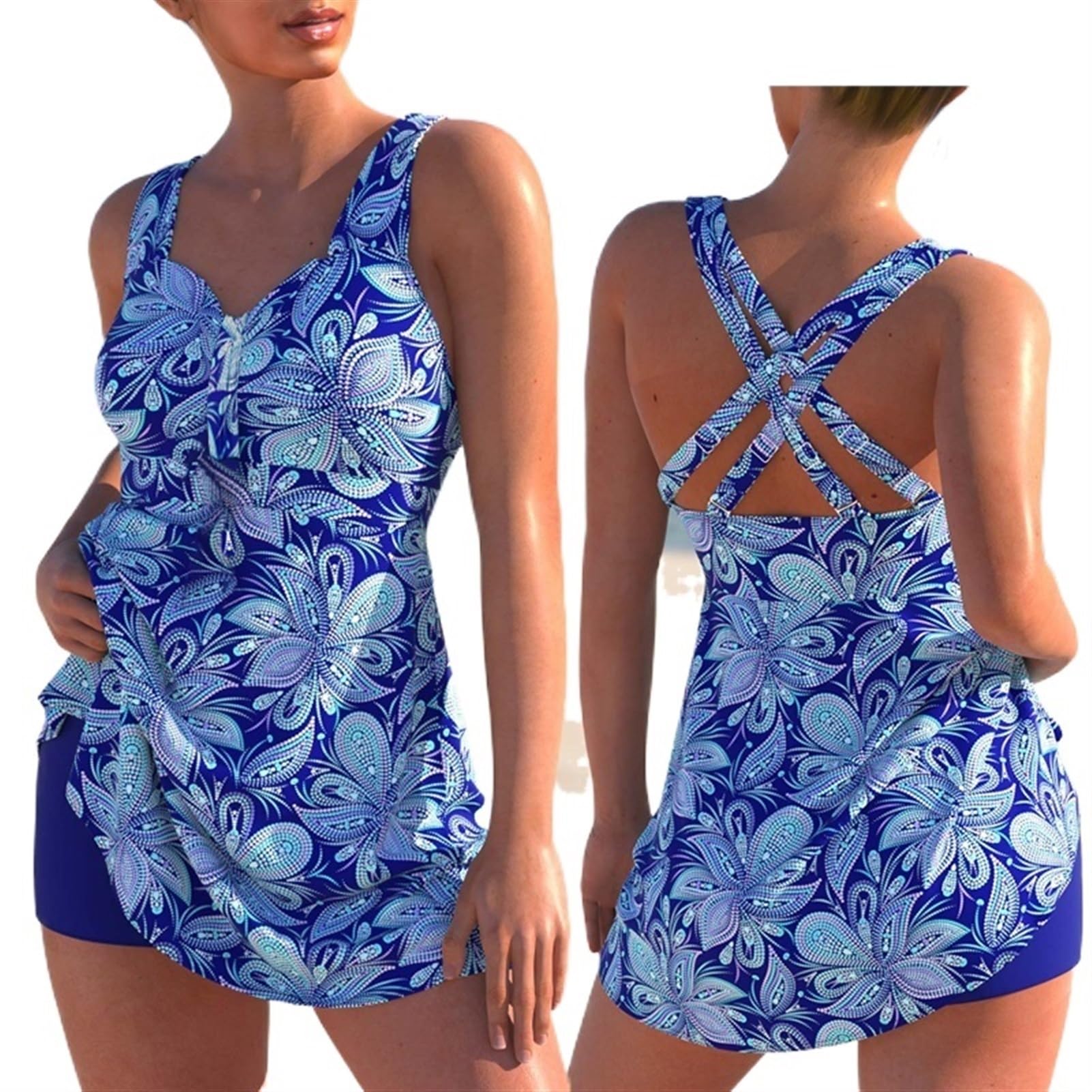 Set Bikini con Stampa A Righe Estive Femminili Costume da Bagno Donna Costume da Bagno Sexy Set Due Pezzi Costumi da Bagno Bikini Larghi