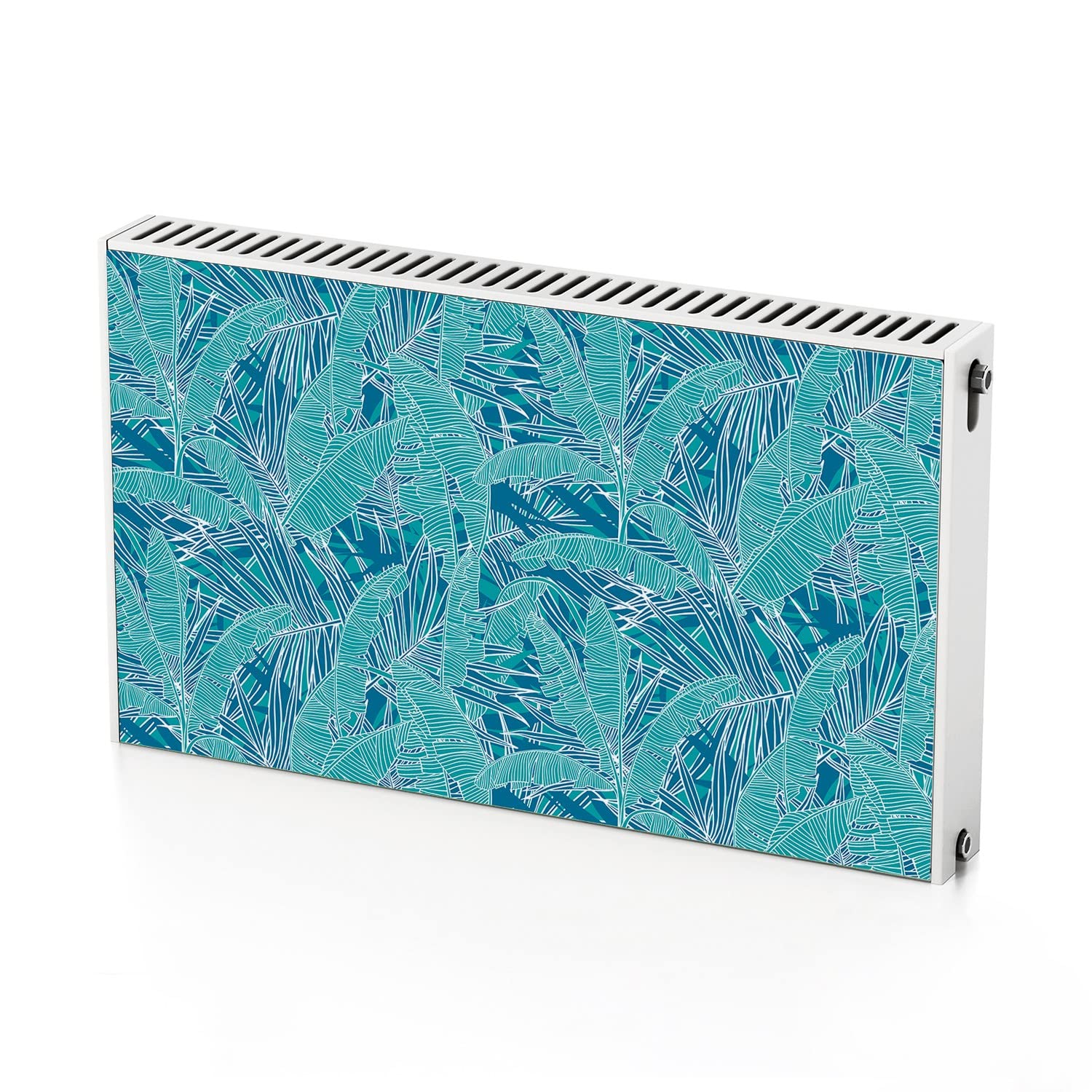 Tapis magnétique pour radiateur 100x60 cm, décor jungle salon moderne