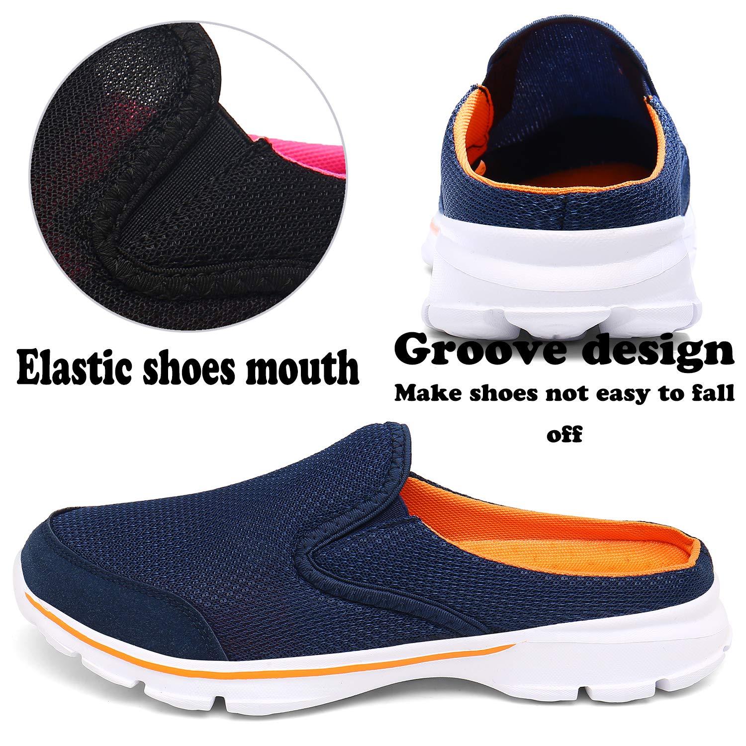 ChayChax Weiche Pantoffeln Hausschuhe Slip On Bequeme Haus Pantoletten Mules rutschfest Slipper Indoor Outdoor für Damen Herren