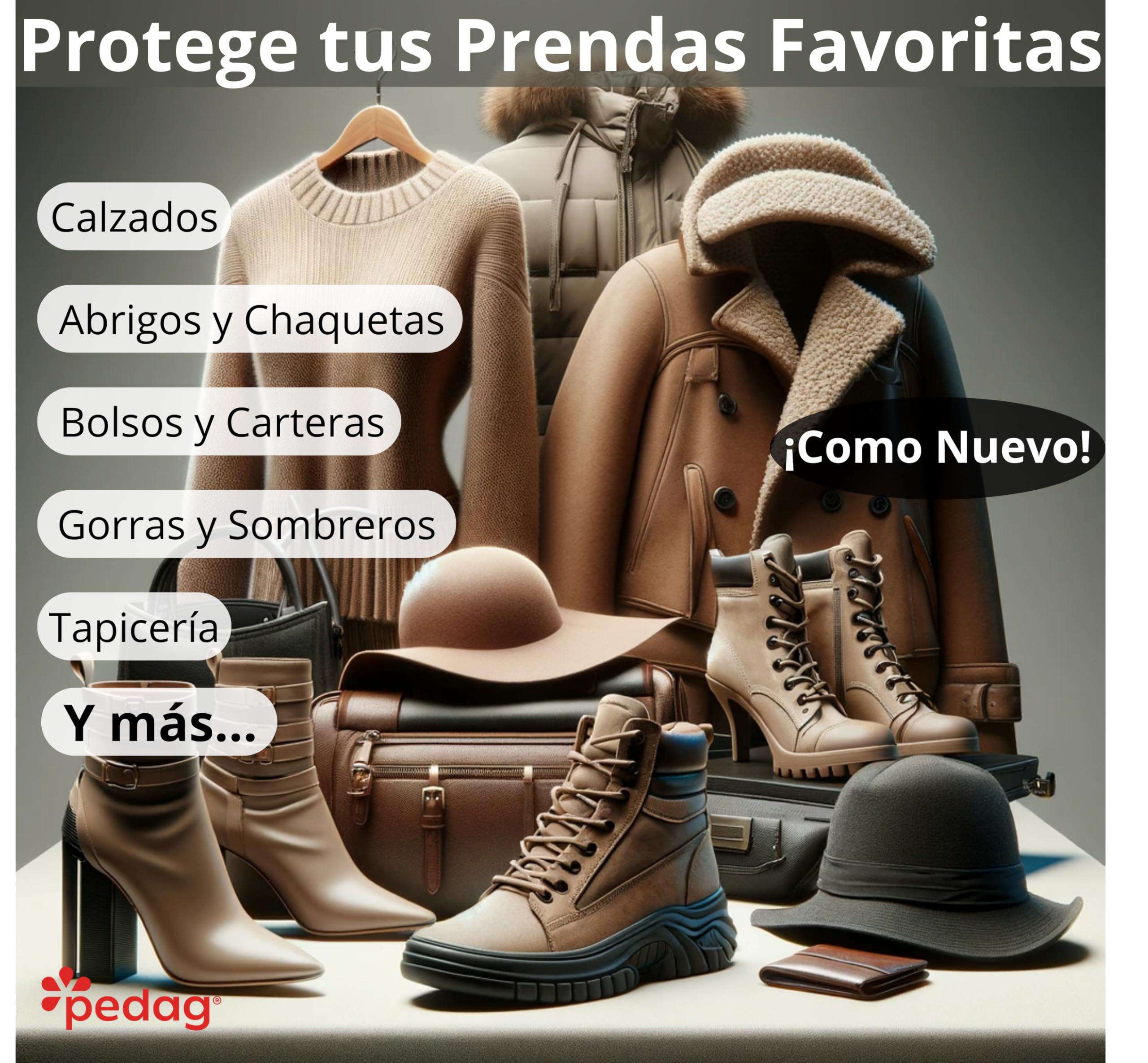 Protector Impermeabilizante para Calzado - Resistente al Agua y Repelente a las Manchas - Para superficies de Cuero, Piel y Textiles - Hecho en Alemania