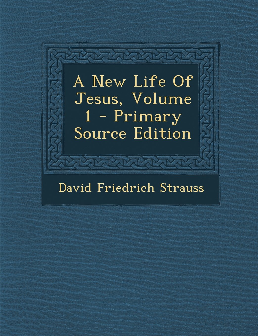 Buy A New Life of Jesus, Volume 1 — BookShops.in