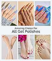 Vista 5 de MelodySusie Lámpara de uñas LED UV, luz UV profesional para todas las uñas de gel, secado rápido con sensor automático, 4 temporizadores, pantalla