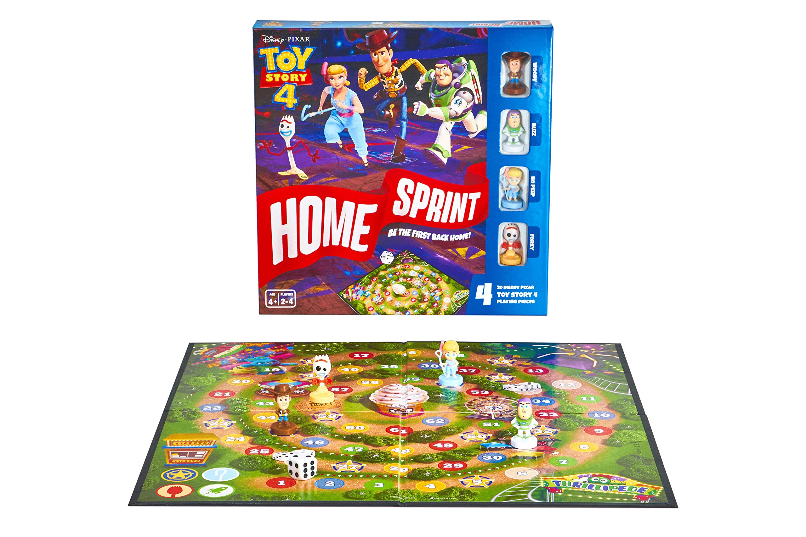 Disney Toy Story 4 Home Sprint - Board Game for Children from 4