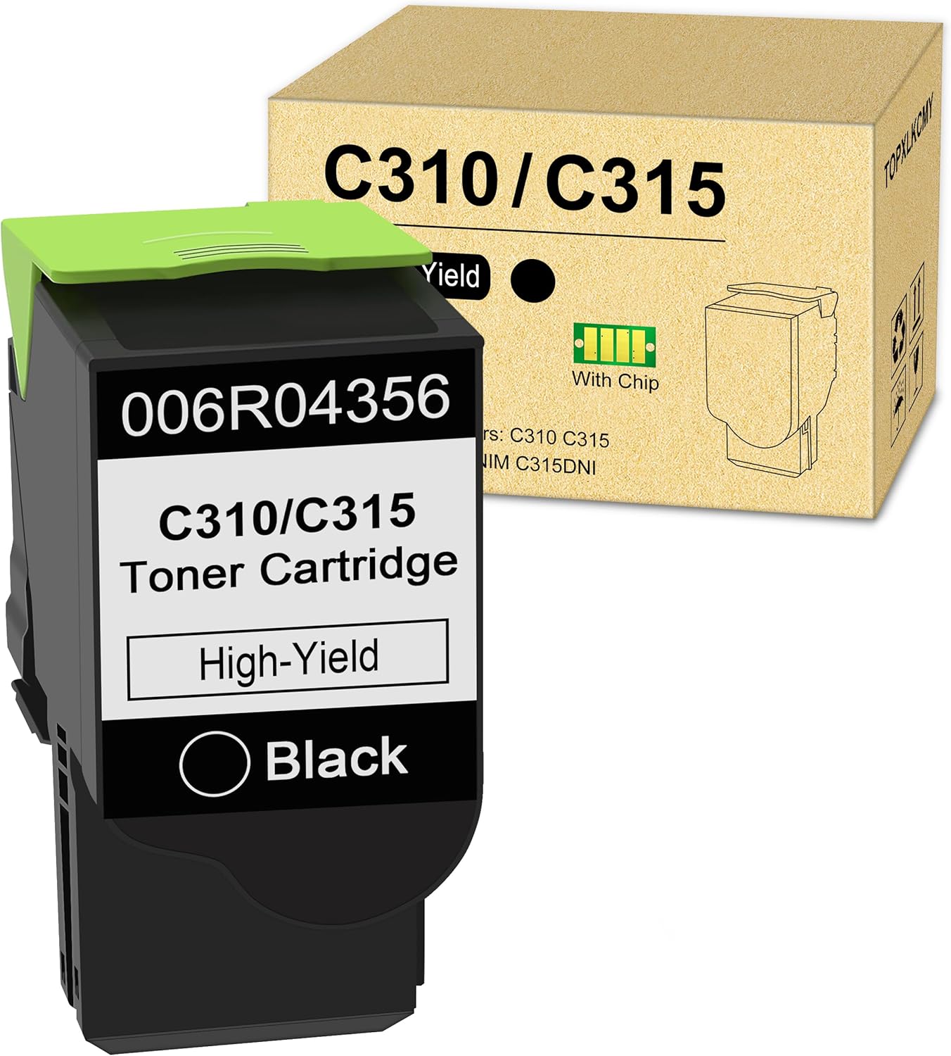 C310/C315 High-Yield Toner Cartridge (1 Pack, Black) Replacement for Xerox C310 C310DNI C310DNIM C315 C315DNI Printer- 006R04356