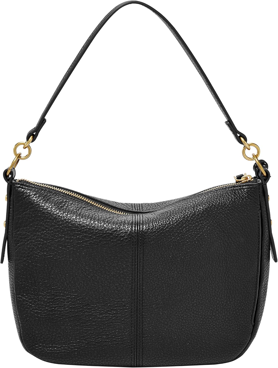 Fossil Women's Jolie Leather Crossbody Purse Handbag, Black, One size