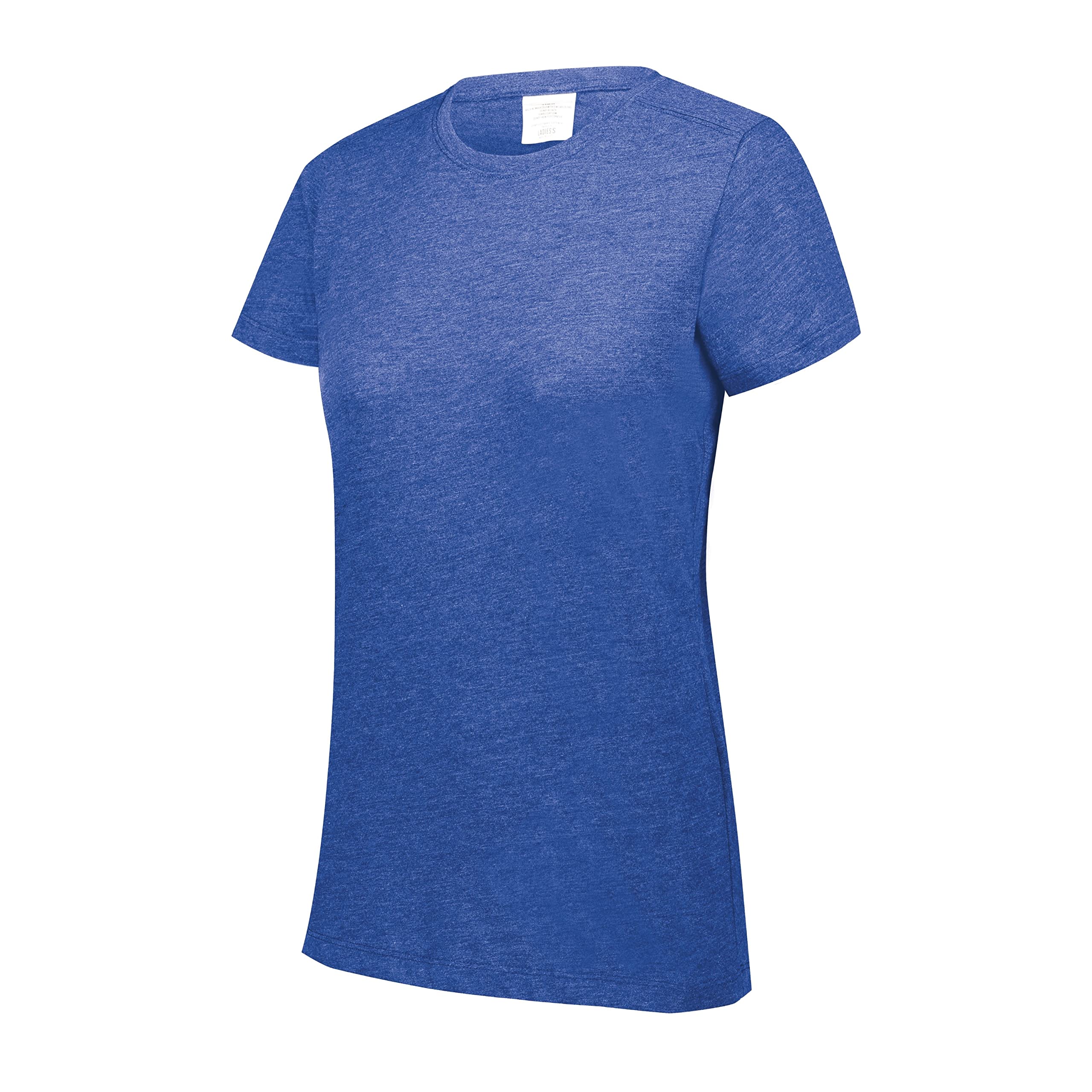 Augusta Sportswear Womens Tri-Blend T-Shirt, Royal Heather, XL