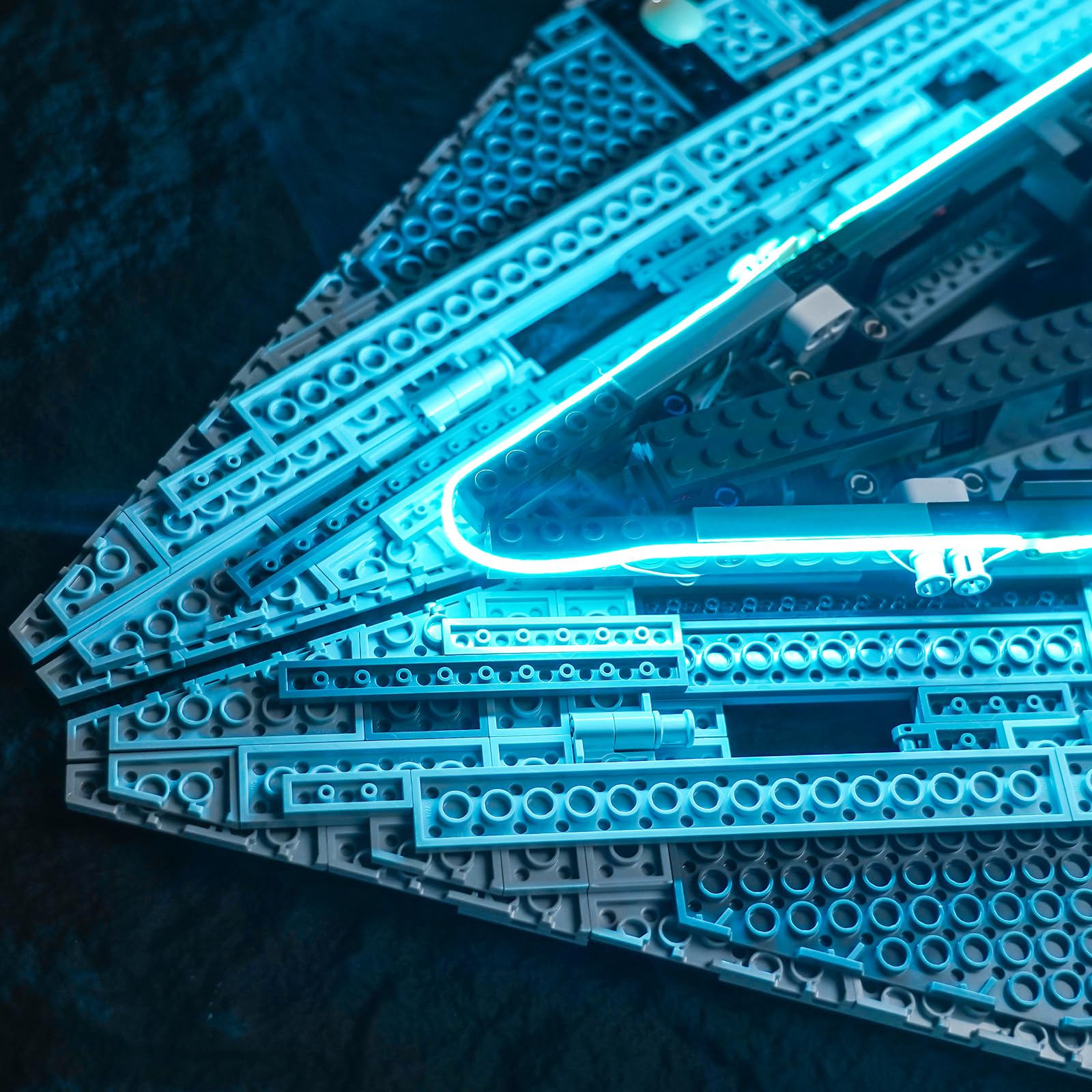 Juego de luces de mando a distancia para Lego 75394 Imperial Star Destroyer, juego de iluminación LED para Star Destroyer, juguetes creativos