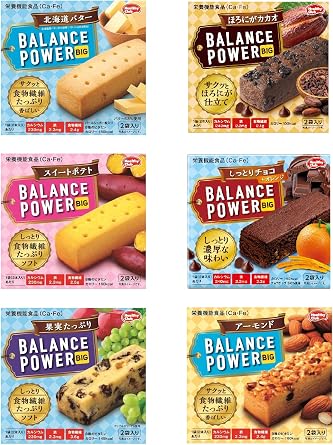 Balance Power Big 6 Boxes 24 Pieces Dietary Supplements, Bars, Sweets