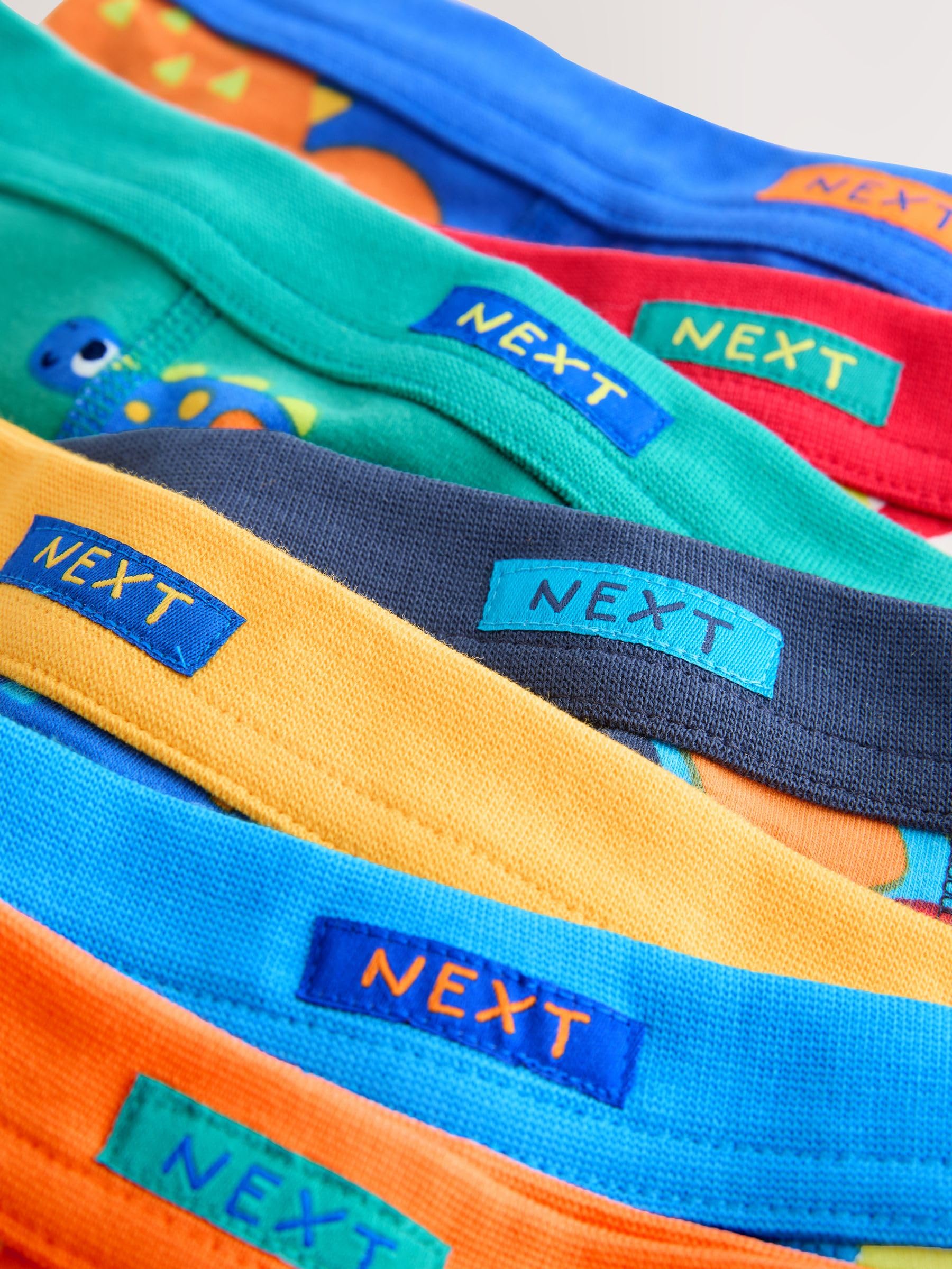NEXT Garçon Boxer Doux à Taille Contrastante, Lot de 7