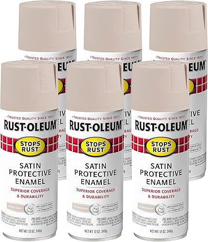 Vista 102 de Rust-Oleum 7776830 - Pintura en aerosol para prevención del óxido, 12 onzas, negro plano