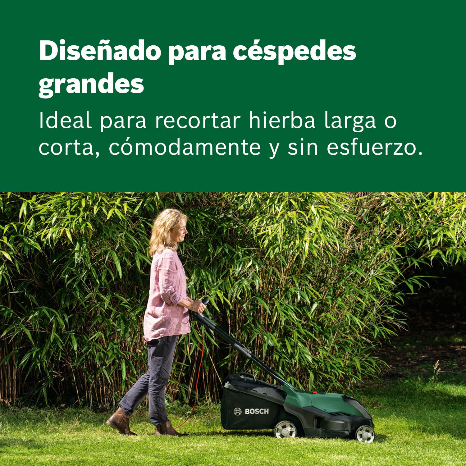 Bosch Potente cortacésped AdvancedRotak 40-650 para Cortar el césped, Potencia del Motor de 1700 W, Ancho de Corte: 40 cm