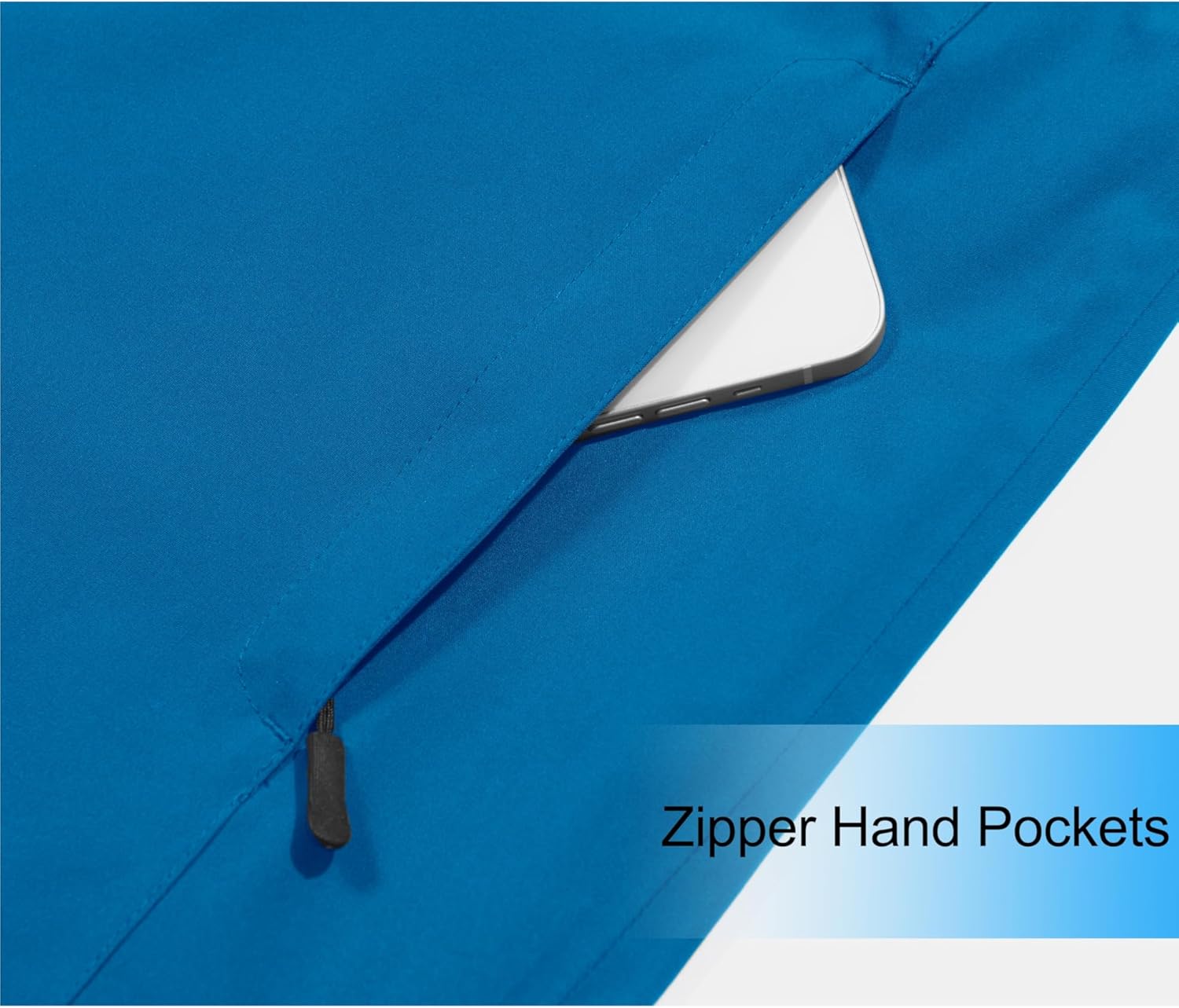 Little Donkey Andy Mens Waterproof Rain Jacket Lightweight Windbreaker Hooded Jacket Packable Raincoat for Outdoor Hiking - Image 6