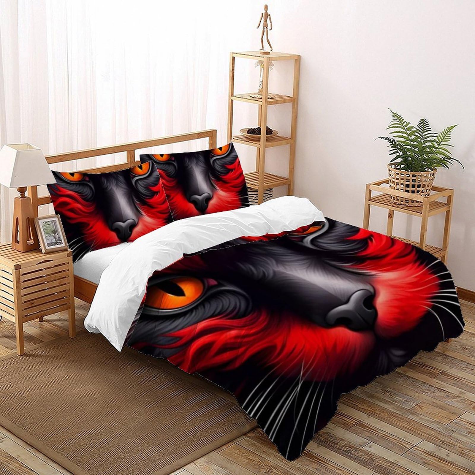 Housse de couette animaux 3D en microfibre pour créer un cocon magique dans la chambre filles