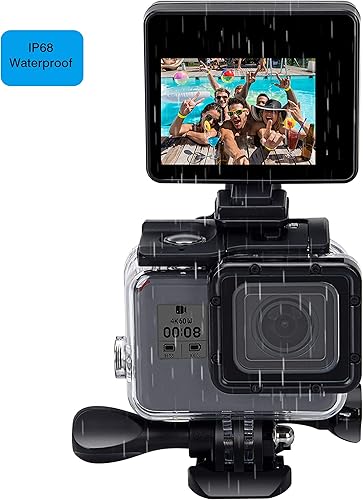 Miniatura 4 de Suptig Pantalla LCD Selfie LCD compatible con Gopro Hero 11 Hero 10 Hero 9 Hero 8 Hero 7 Hero 6 Hero 5 Hero 4 3+ 3 Hero Session AKASO Campark SLR