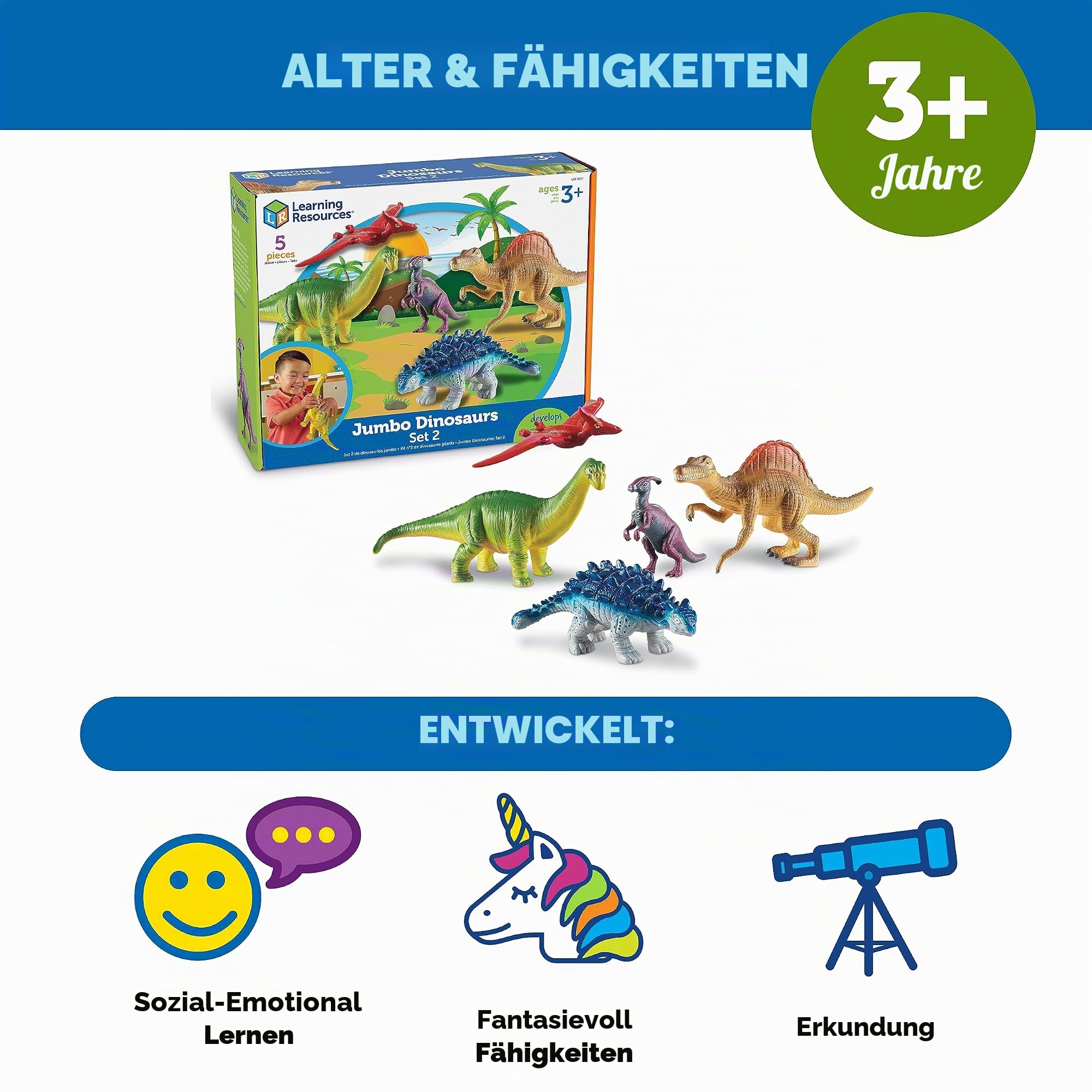 Learning Resources Große Dinosaurier, Set 2