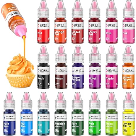 Jelife Easter Egg Dye Kit: 20 Vibrant Colors for Creative Edible Masterpieces