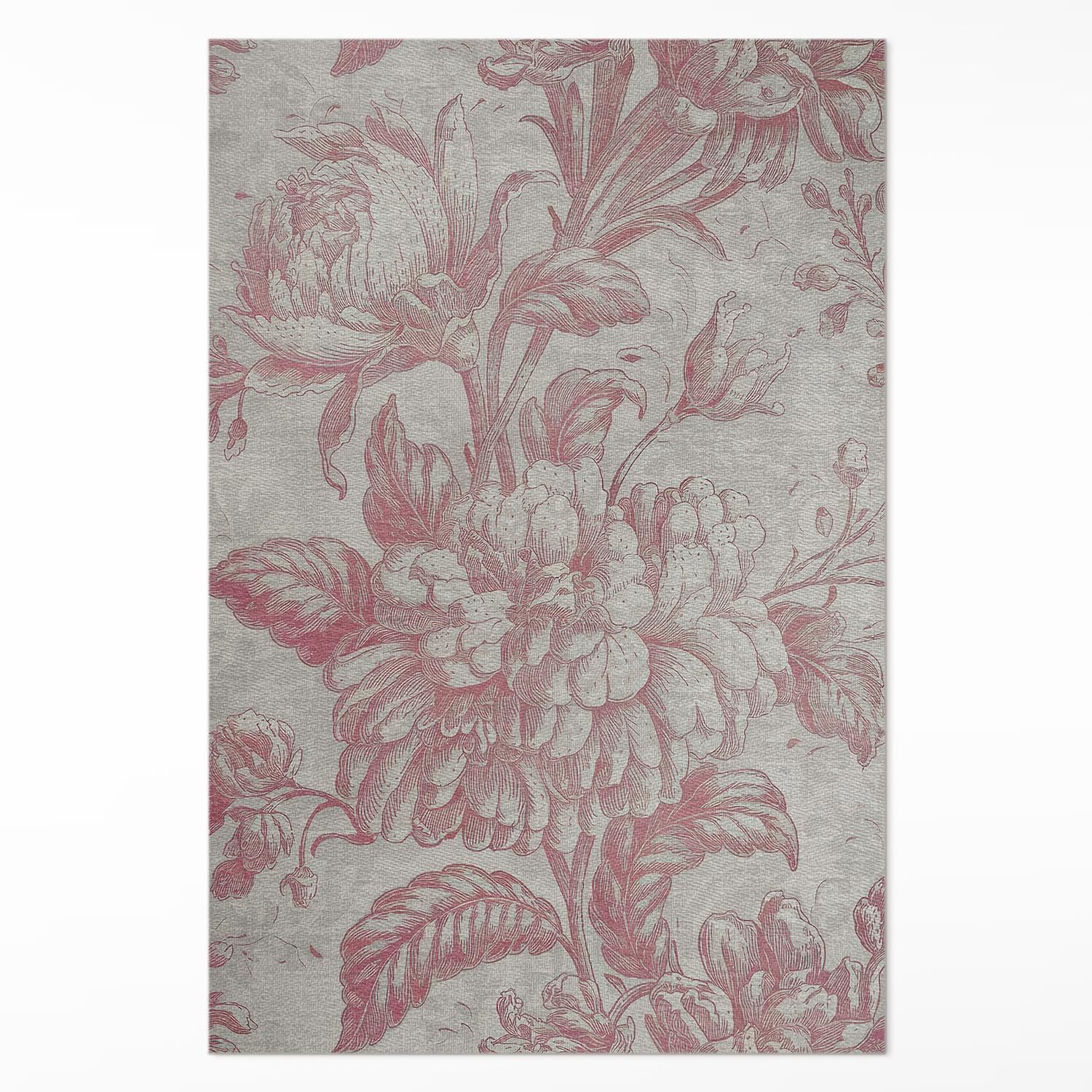 Tapis en vinyle 120x180 cm entretien facile maison deco fleurs bohèmes PVC